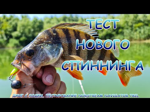 Видео: Джиг с лодки. Окунь радовал поклёвками!