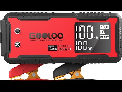 Видео: GOOLOO GT4000S  маленький но очень мощный бустер , #gooloo #jumpstarter #powerbank 