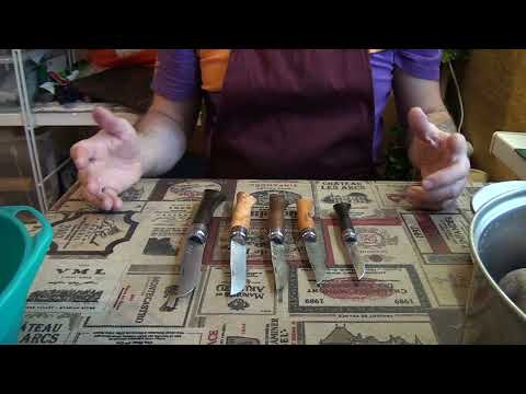 Видео: Opinel №6,№7,№8,№9,№10 и праздничное оливье
