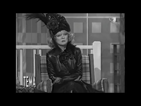 Видео: Людмила Гурченко интервью в программе "Тема" + выступление пародиста А.Пескова