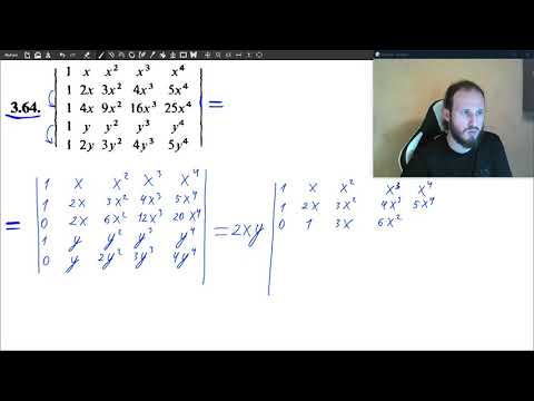 Видео: Считаю сложный определитель