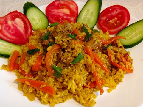 Видео: Вкуснющий Плов с Тушенкой в сковороде!, Объедение!!!