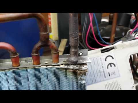 Видео: Устранение утечки. Кондиционер MDV MDOR-12HN1.