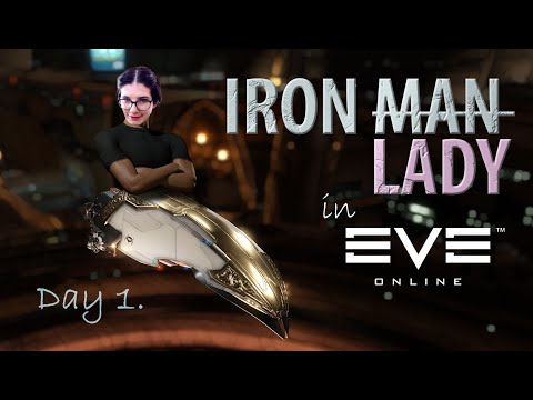 Видео: Ironman Challenge in EVE Online - День 1 - создание и карьерные миссии - нарезка стрима