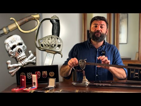Видео: Редкие шашки! Гусарские сабли с черепами! Смотрим предметы на аукцион