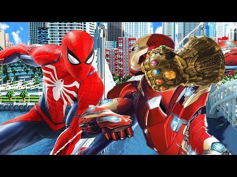 Видео: ЖЕЛЕЗНЫЙ ЧЕЛОВЕК СОБРАЛ ПЕРЧАТКУ БЕСКОНЕЧНОСТИ СУПЕРЕГЕРОИ ВОЛОДЯ МАРВЕЛ В МАЙНКРАФТ