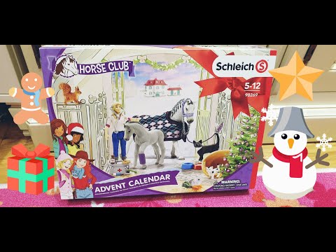 Видео: Адвент календарь с фигурками Schleich!