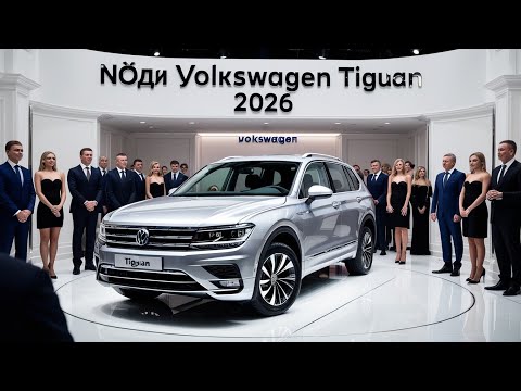 Видео: НОВЫЙ Volkswagen Tiguan 2026 🚙 Полный обзор | Дизайн, салон, двигатель, технологии