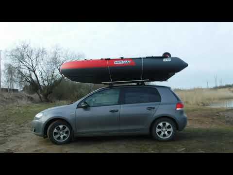 Видео: Погрузка лодки на багажник