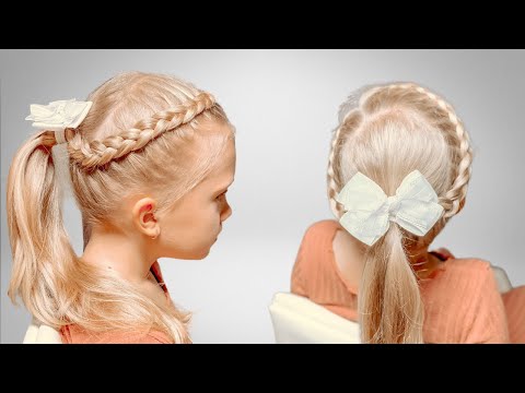 Видео: Пятиминутка в школу | Прически для девочек