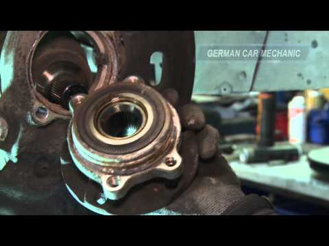 Видео: Audi A8. Замена подшипника и ступицы на Ауди А8. Replacement of the bearing and hub