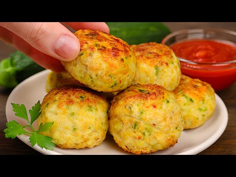 Видео: Вкусный, простой и быстрый рецепт из кабачков!😲🔥|  2 рецепта