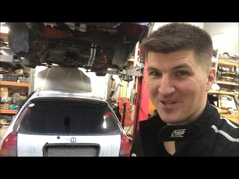 Видео: Honda Civic 6 - седла и паук, начинаем делать внешку