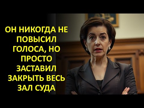 Видео: ОН НИКОГДА НЕ ПОВЫСИЛ ГОЛОСА, НО ПРОСТО ЗАСТАВИЛ ЗАКРЫТЬ ВЕСЬ ЗАЛ СУДА