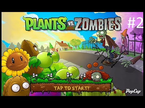 Видео: Празднуем десятилетие Plants vs Zombies. Прохождение игры, часть 2.