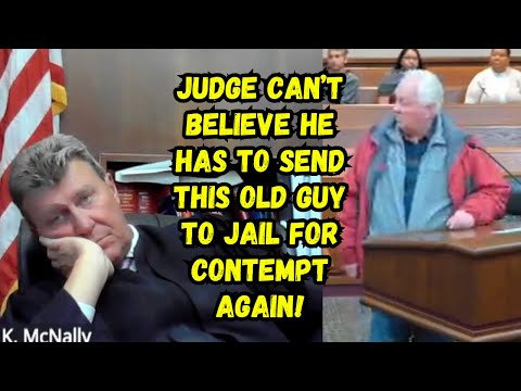 Видео: Судья Макналли не может поверить, что ему снова придется отправить ЭТОГО СТАРИКА в ТЮРЬМУ за НЕУВ...