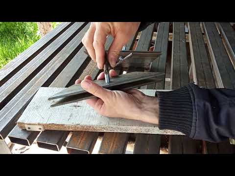 Видео: Удобное приспособление для сварки профиля