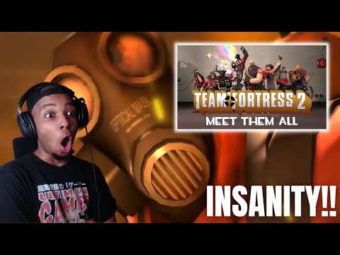 Видео: ГДЕ НАХОДИТСЯ БЕЗУМНОЕ УБЕЖИЩЕ? | Team Fortress 2 — Встречайте их всех РЕАКЦИЯ!