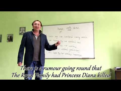 Видео: Петр Варибрус(Peter Varibrus) have/get something/somebody done.