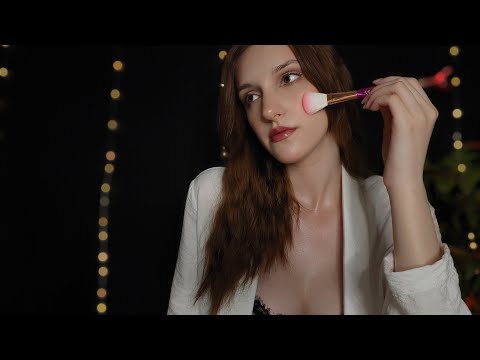 Видео: Асмр Макияж Настоящей или Деревянной Косметикой | Asmr Makeup With Real or Wooden Cosmetics