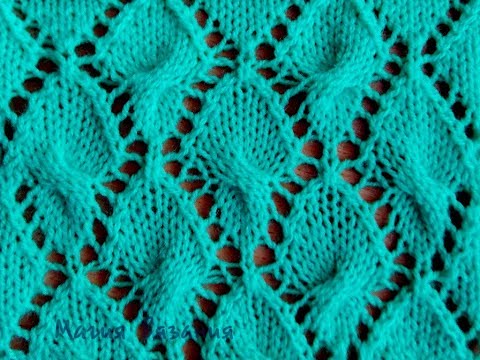 Видео: Ромбики с завитушками