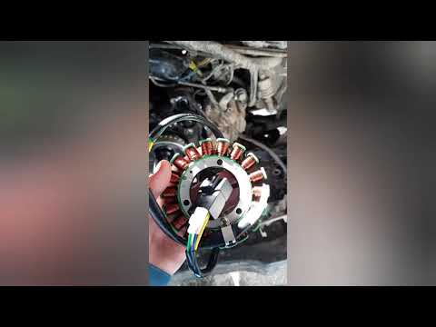 Видео: Быстрая замена статора генератора на квадроцикле cf moto x6
