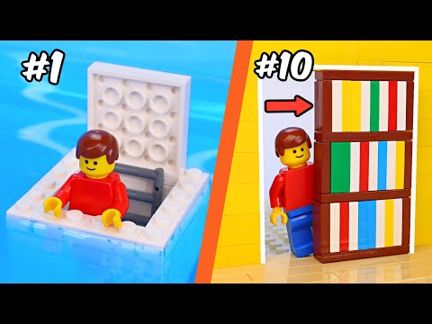 Видео: СЕКРЕТНЫЕ БАЗЫ LEGO...