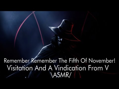 Видео: «Визит и оправдание от V» (ASMR) (V значит вендетта) (RP) #asmr