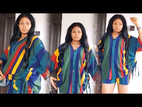 Видео: Как выкроить и сшить топ Bubu с V-образным вырезом, завязками по бокам и укороченными брюками на ...