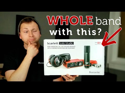 Видео: Мы записали целую песню со студией Scarlett Solo