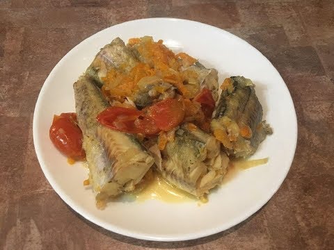 Видео: Минтай тушеный в мультиварке