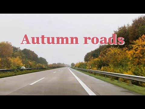 Видео: Осень на дорогах Германии