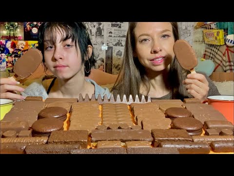 Видео: СЛАДКИЙ🍫МУКБАНГ/МОЛОЧНЫЙ ШОКОЛАД/🍪ПЕЧЕНЬЕ/🍦МОРОЖЕНОЕ/ КОНФЕТЫ/ SWEET MUKBANG