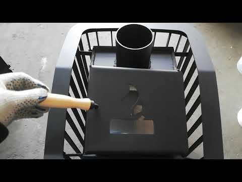Видео: Печь для бани Варвара Терма каменка.