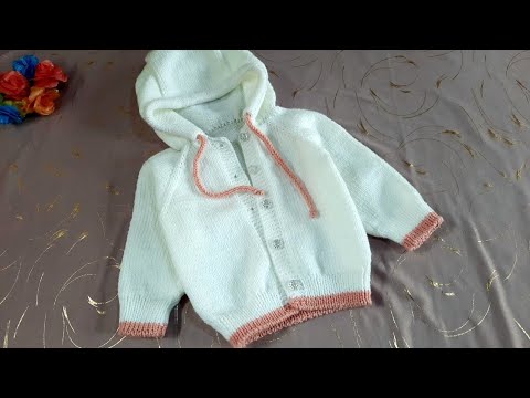 Видео: 1 qism. 1 yoshli bolalar uchun jemper to'qish. Спицада болалар жемперини тýқиш. Вязание кофточки