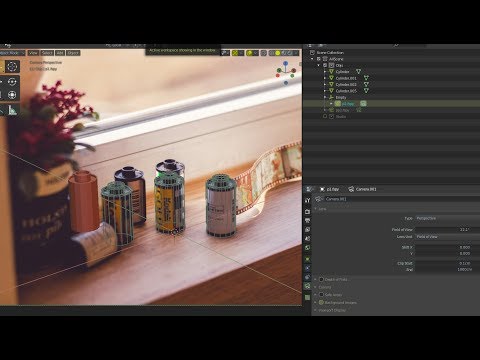 Видео: fSpy+Blender 2.80 установка камеры и перспективы по фото