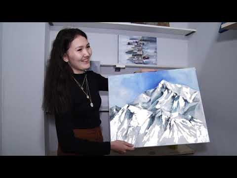 Видео: "Эмгек жолу" программасынын кезектеги каарманы сүрөтчү  Анара Ниязова