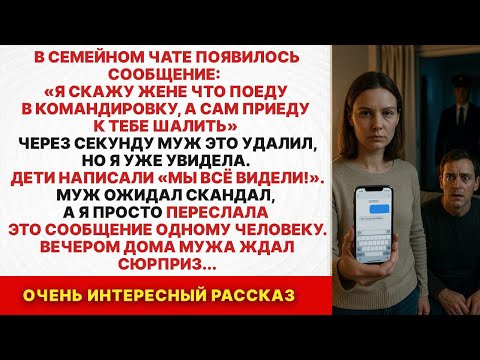 Видео: Муж ошибся и отправил в семейный чат сообщение для любовницы