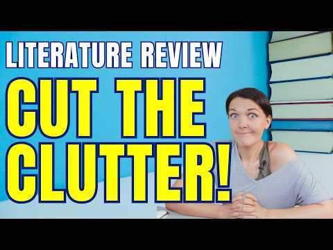Видео: Написание обзора литературы — что включить, что исключить, как принять решение!