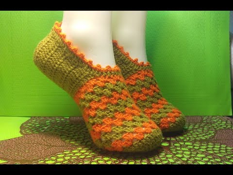 Видео: ТАПОЧКИ КРЮЧКОМ С АЖУРНЫМ НОСИКОМ  .МАСТЕР КЛАСС#331