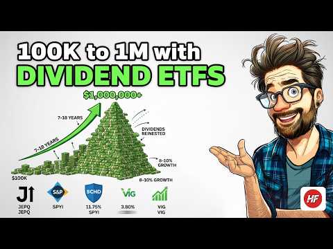 Видео: Как 100 тыс. долларов в дивидендных ETF медленно (но верно) превращаются в 1 млн долларов