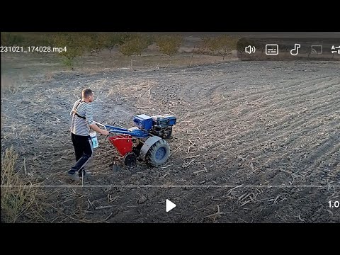 Видео: 🖐️Мотоблок💪 в строю. ❌Випробування чеснокосаджалки ЧСН-1👍