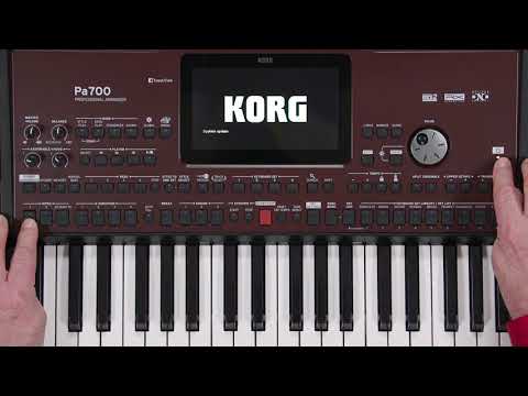 Видео: KORG PA700 видео инструкция Часть 9:  Global, Media & Updates