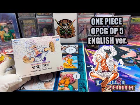 Видео: One Piece OPCG OP05 English Ver / BANDAI/ игровой Ванпис на Английском , тот самый желанный ОР05
