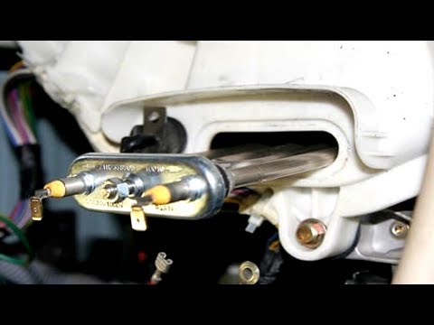 Видео: Как снять ТЭН на стиральной машине