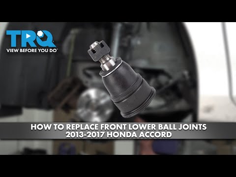 Видео: Как заменить нижние шаровые опоры Honda Accord 2013-2017