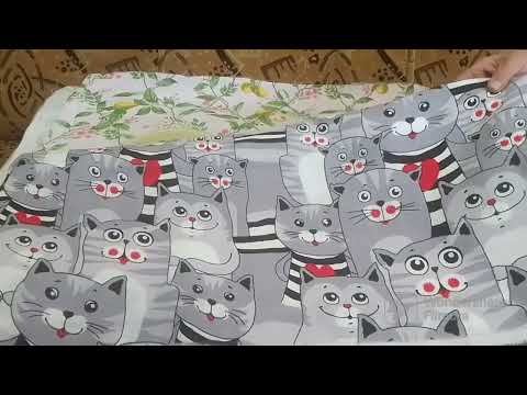 Видео: Распаковка вафельное полотно от 40 до 120 см.