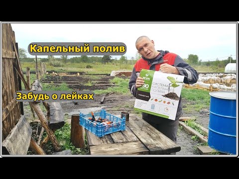 Видео: Капельный полив Жук в теплице