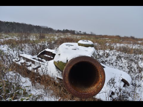 Видео: Заброшенная рота танковых огневых точек.