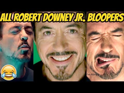 Видео: Железный человек — все ляпы и шутки Роберта Дауни-младшего — попробуй не засмеяться 2017